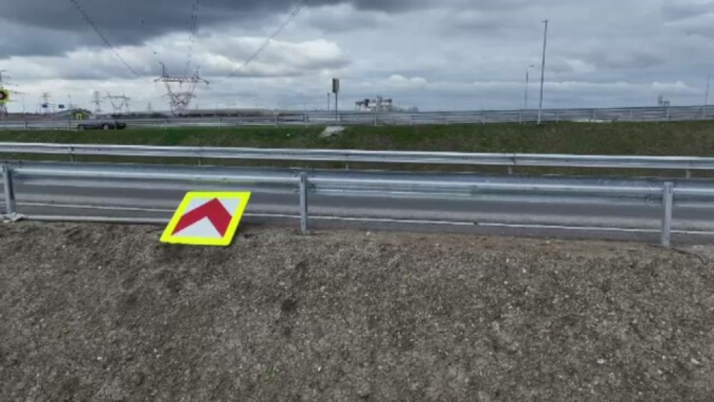 VIDEO Nereguli grave la doar câteva luni de la deschiderea unui ciot de pe Autostrada București