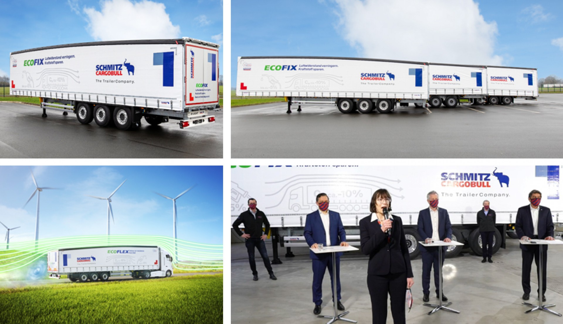Schmitz Cargobull EcoGeneration: caroserie aerodinamică pentru o sustenabilitate mai mare în transportul de marfă