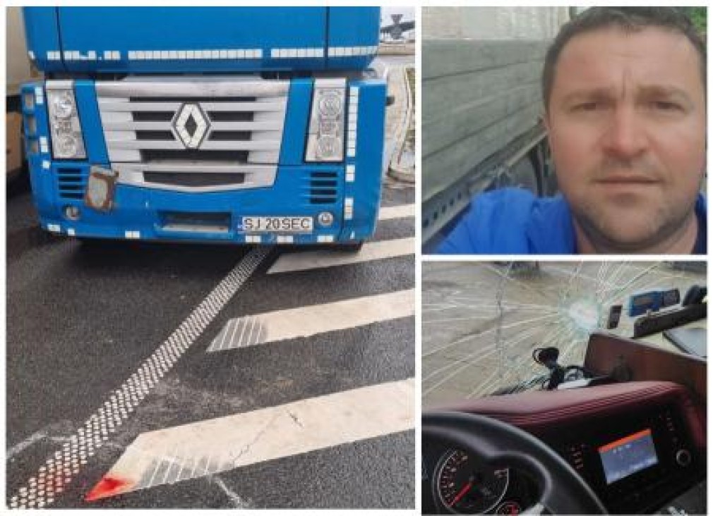 VIDEO. Șoferul de camion Zoltan Geza Szocs, "spaima PTF Borș", a fost internat la Psihiatrie