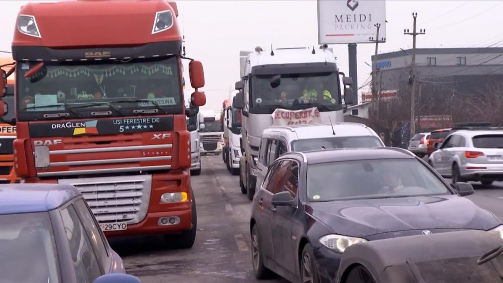 150 de șoferi de camion din Ucraina au rămas fără motorină și mâncare după „blocada românească”