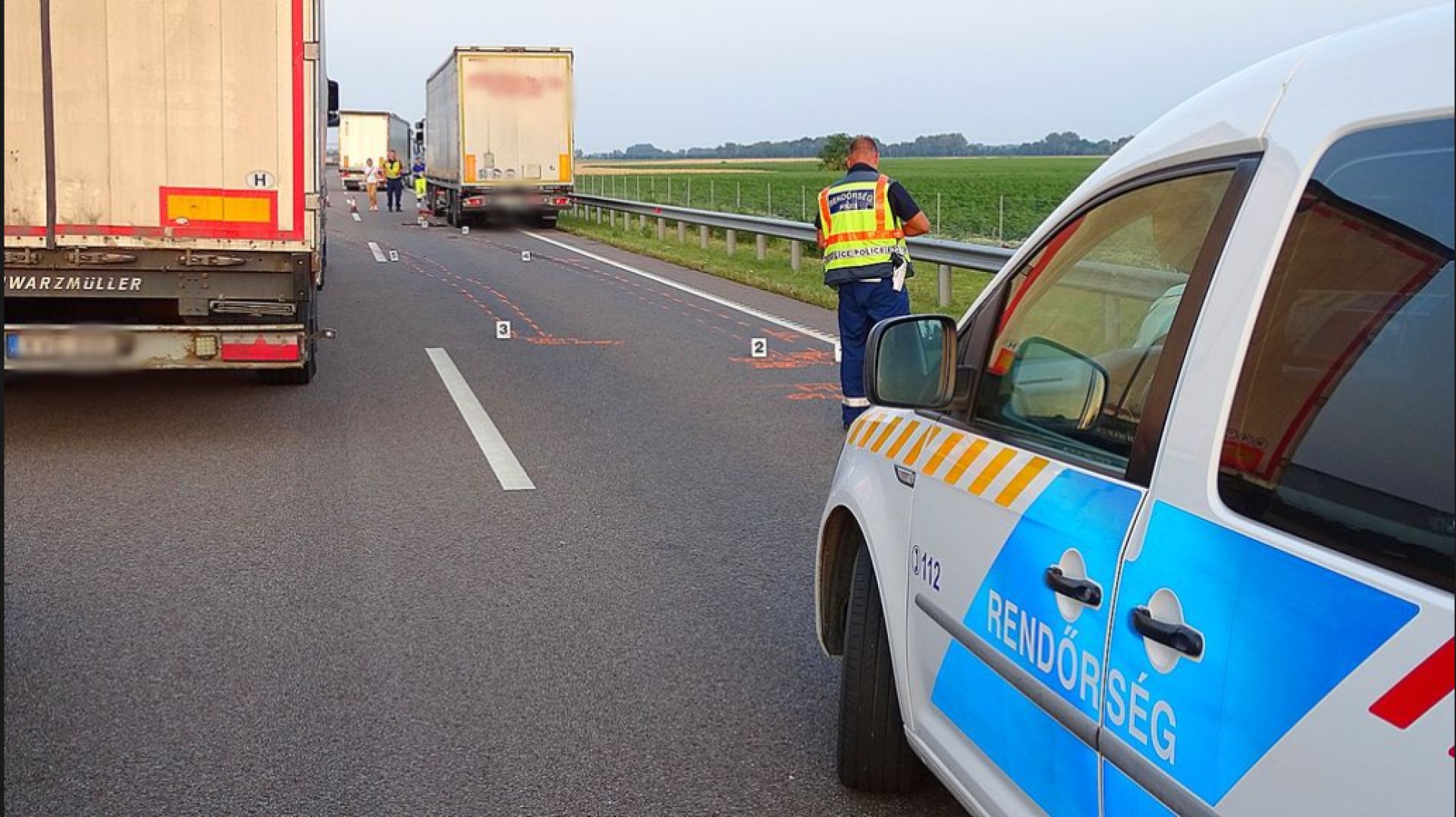 Un șofer român de camion a lovit mortal un camionagiu turc