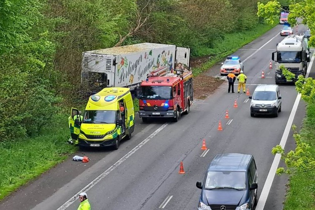 Belgia. Polițistul despre șoferul profesionist, după accident: "Să aprindă o lumânare, a avut noroc…”