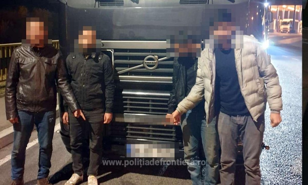 Șofer de camion, care a transportat patru migranți ilegal, reținut de poliția de frontieră