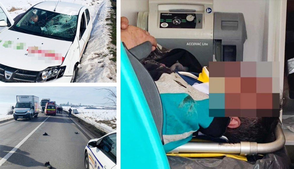Drăgănești Vlașca. Șofer profesionist aproape ucis, după o ceartă prin stație cu un șofer de dubă