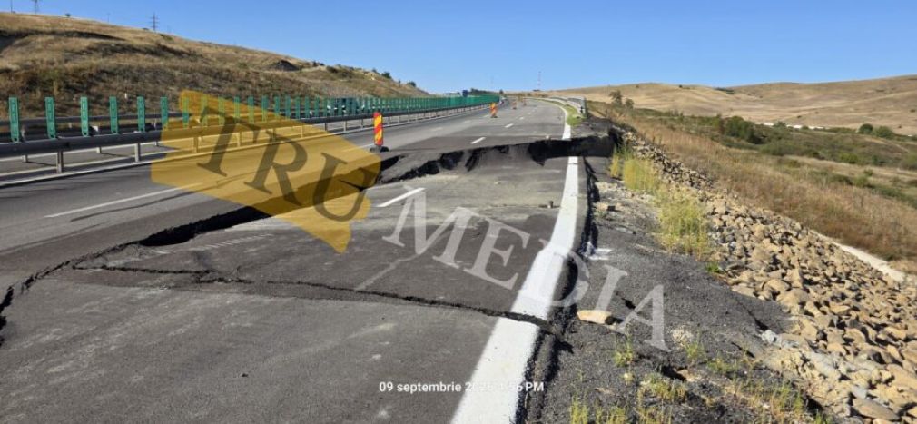 Trei ani de lucrări pe Autostrada Sebeș - Turda. Craterele rezistă