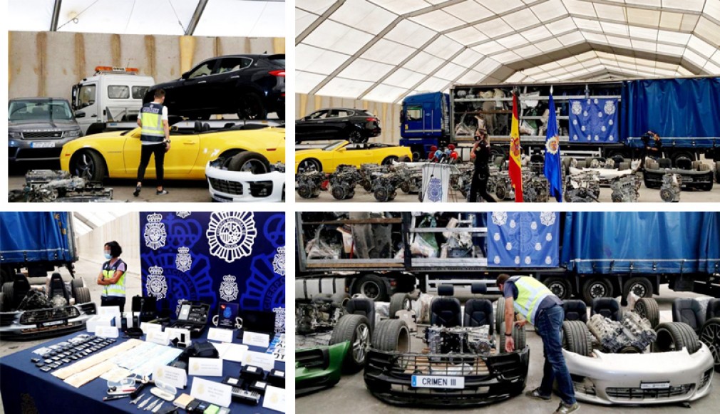 VIDEO: Spania. Camioane și „metoda Ikea”, folosite de români pentru mașini de lux furate