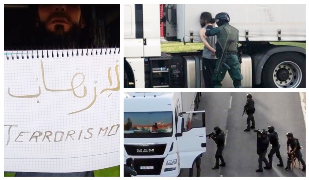 VIDEO: Şofer profesionist, arestat de trupele antitero în Spania pentru jihadism