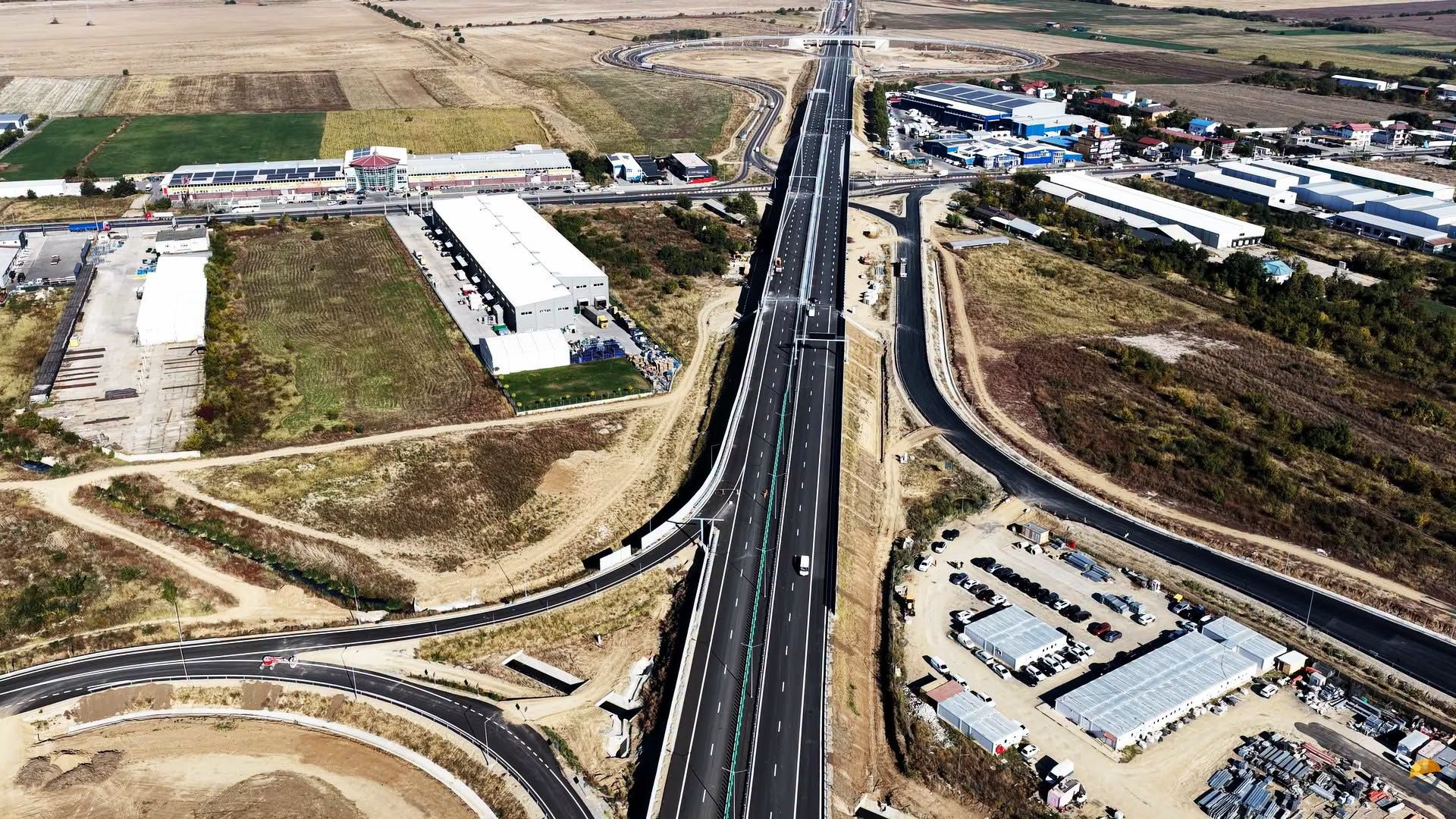 Încă un ciot de autostradă se deschide pe Autostrada București