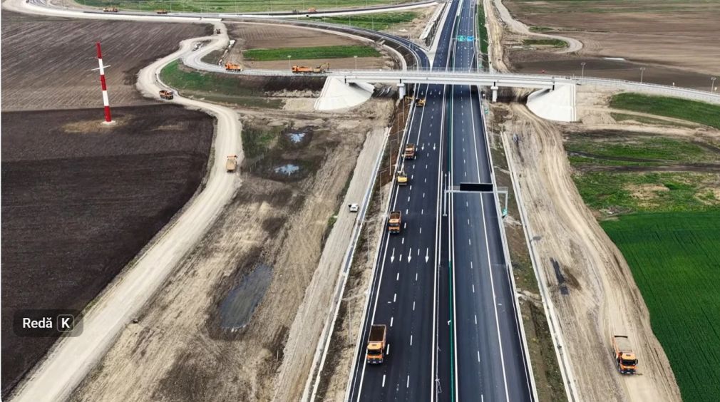 Un drum județean neamenajat blochează deschiderea celui mai nou tronson din Autostrada Moldovei