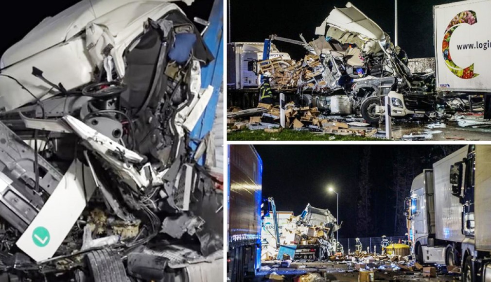Germania. Șofer profesionist român, mort după ce a lovit violent un alt camion în parcare
