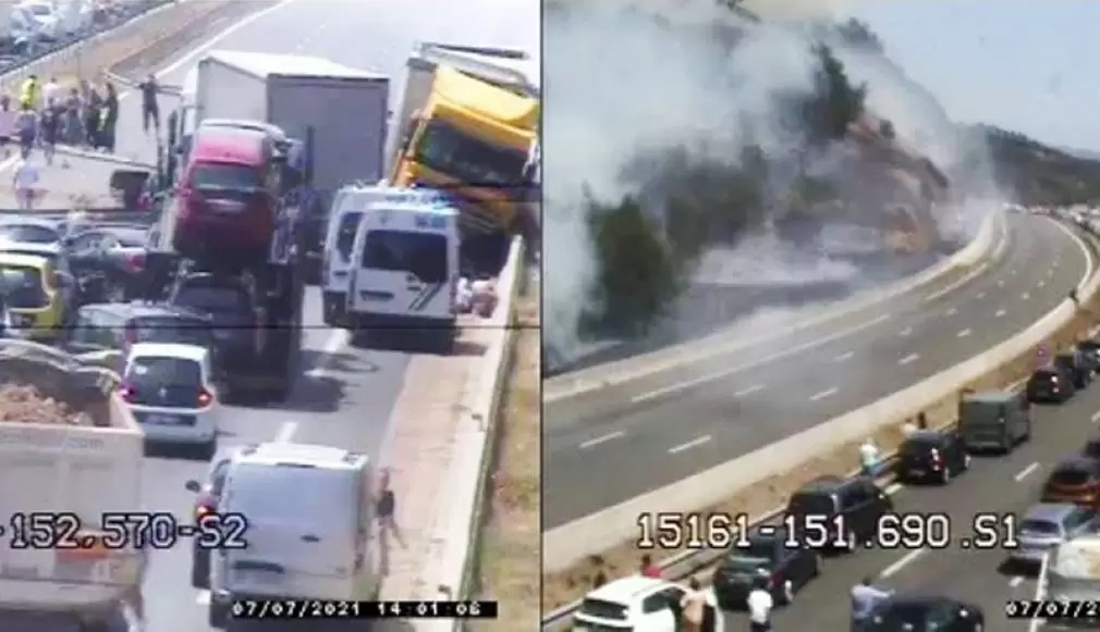 VIDEO: Franța. Șofer profesionist român, arestat după un accident cu un mort și 9 răniți