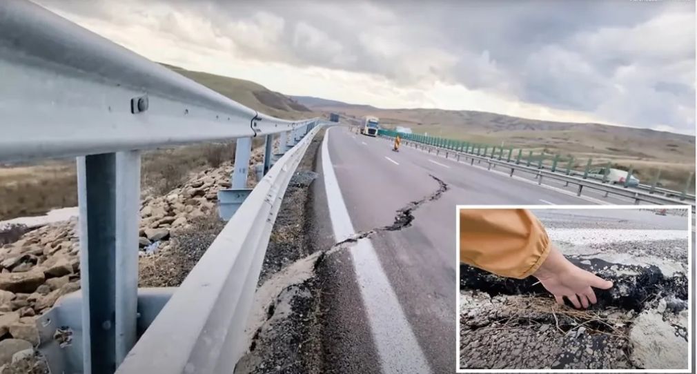 Surpare pe o porțiune de pe autostrada A10, între Turda și Aiud