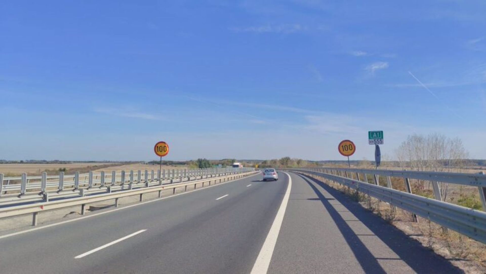Restricții pe Autostrada în apropiere de Arad