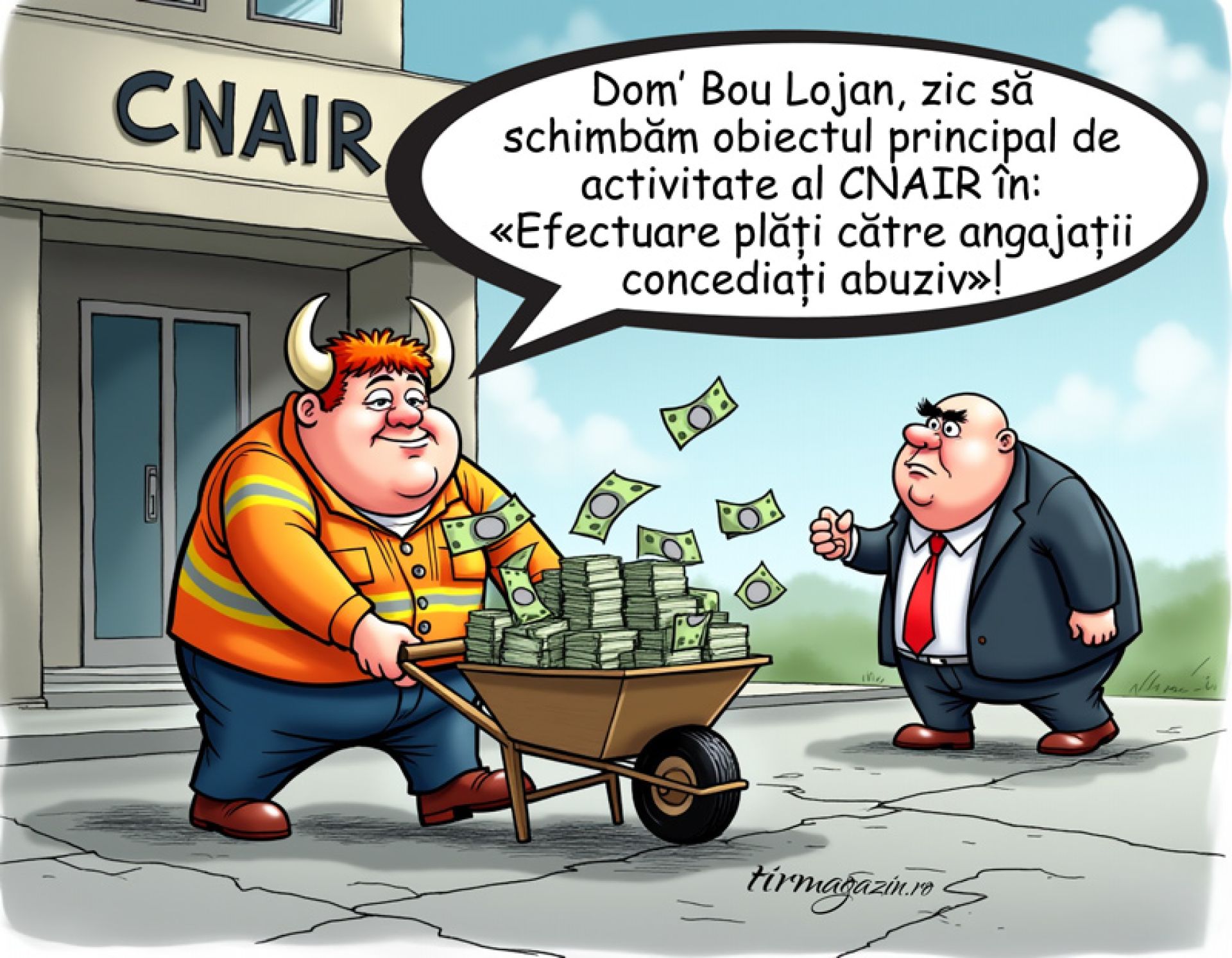 C5. CNAIR plătește milioane de euro angajaților concediați abuziv
