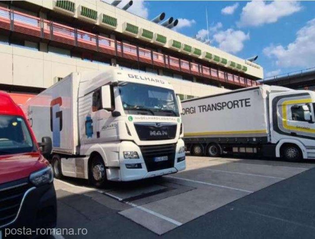 Poșta Română deschide o cursă auto de transport marfă spre Germania