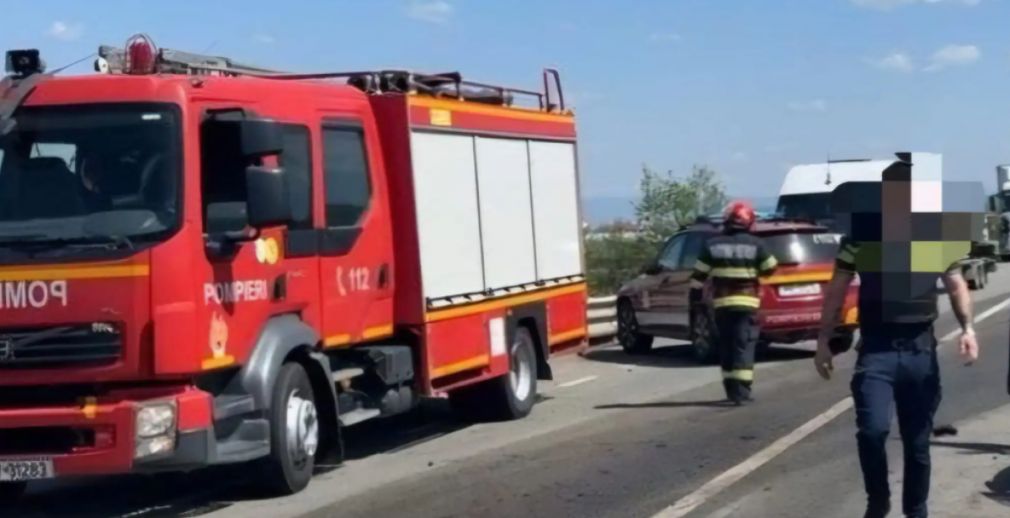 6 răniți după un grav accident de camion în Mureș