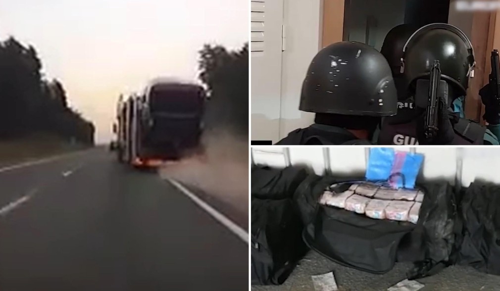 Camion cu 500 kg de hașiș ce aparținea unor traficanți români, oprit în Spania