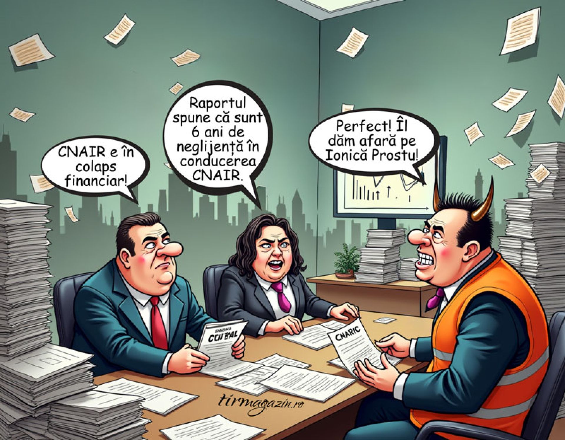 C5. Șeful CNAIR execută un directoraș pentru dezastrul financiar al companiei