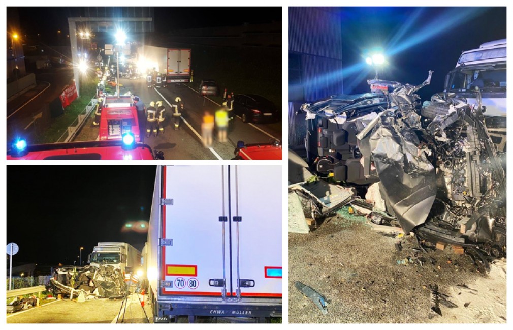 Italia. Șofer profesionist român - accident cu două camioane, doi morți și un copil rănit grav