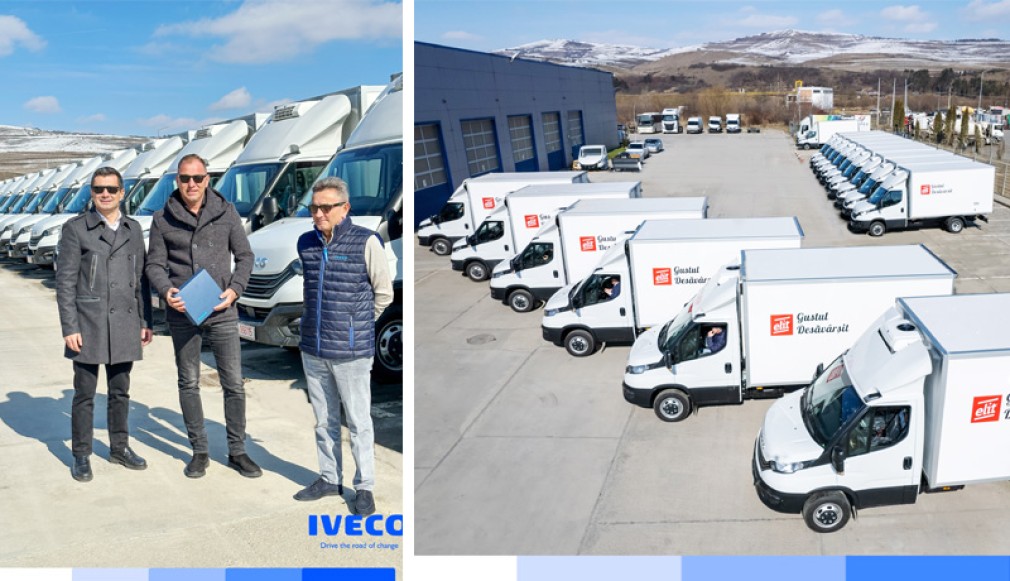 Producătorul de mezeluri Elit achiziționează 70 de vehicule utilitare IVECO DAILY