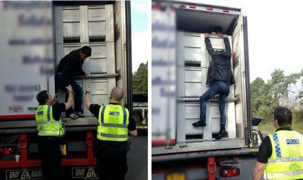 10.000 de lire, amendă pentru fiecare migrant găsit în camionul șoferilor