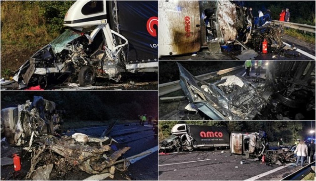 VIDEO. Șofer român de camion a rămas fără o mână după un accident grav în Slovacia