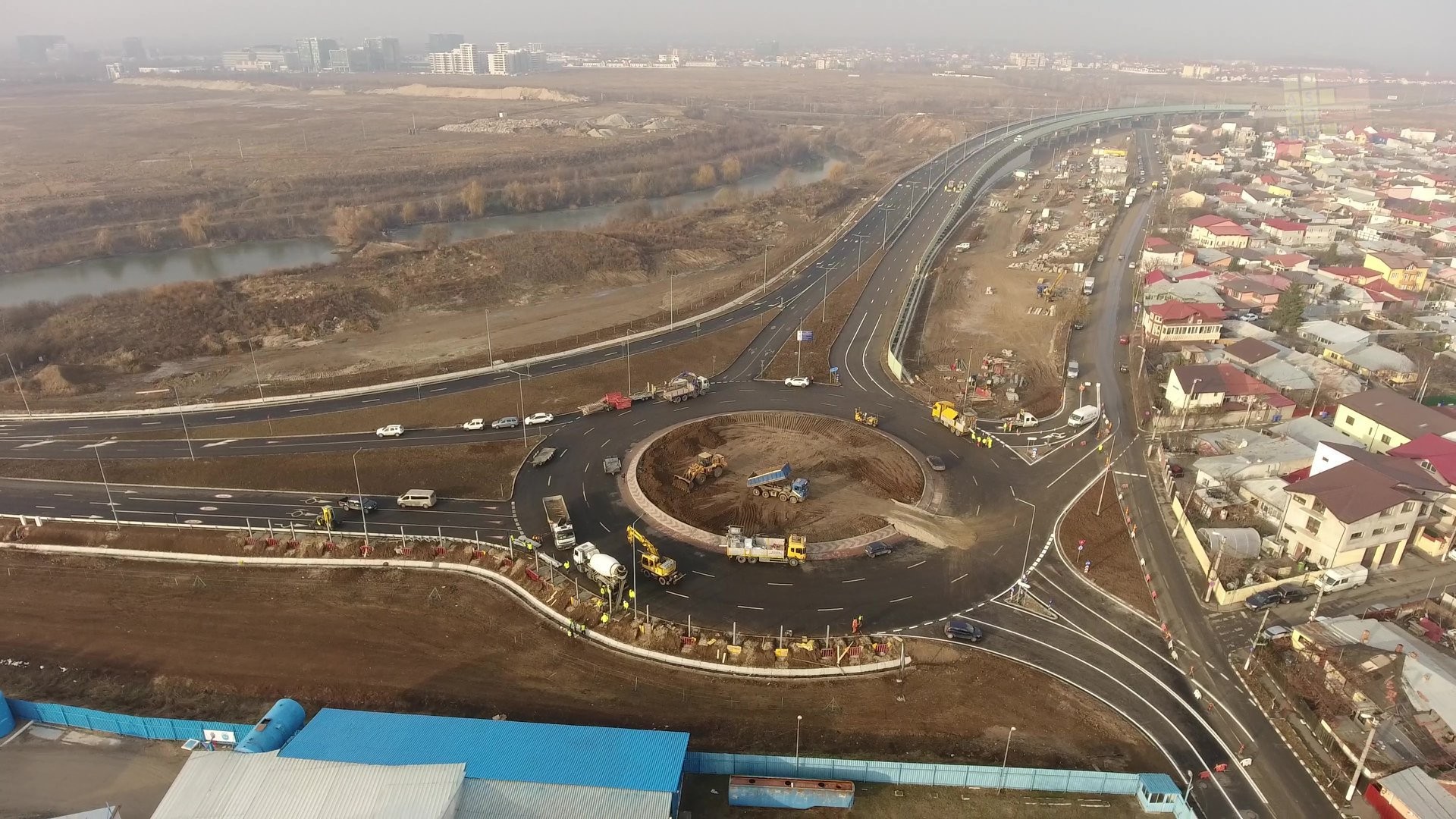 VIDEO Două loturi de pe Autostrada de Centură București, peste 36% finalizate