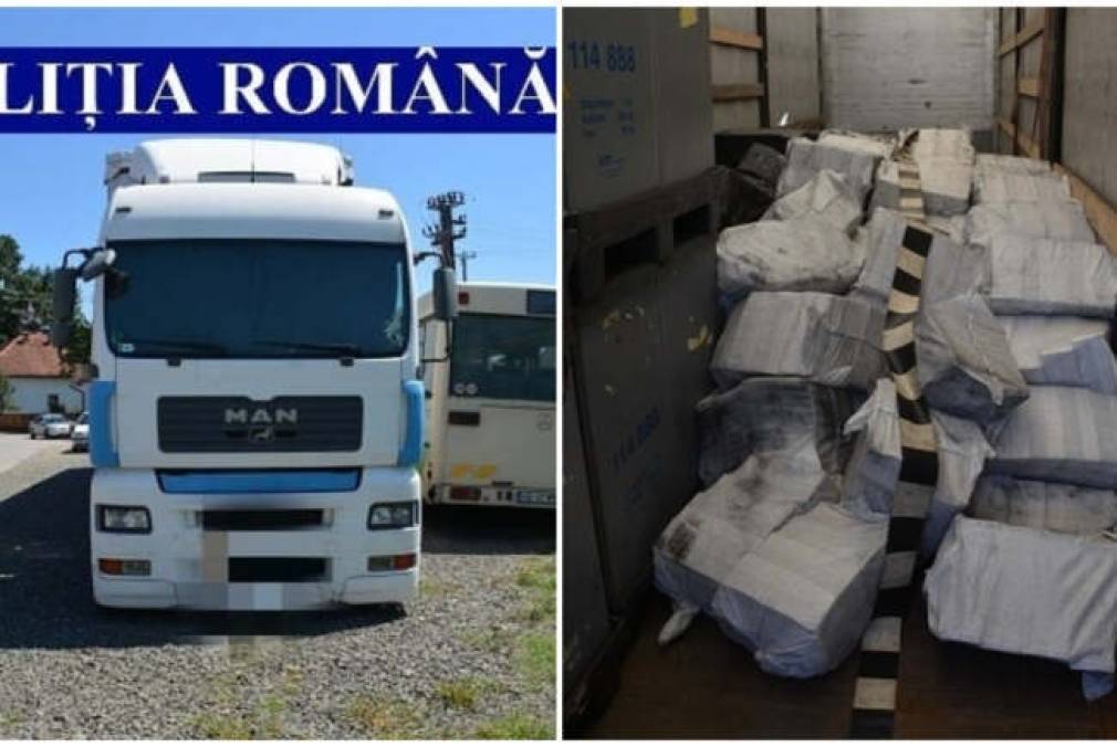 Camion cu țigări de contrabandă. „Autorii” condamnați la pușcărie