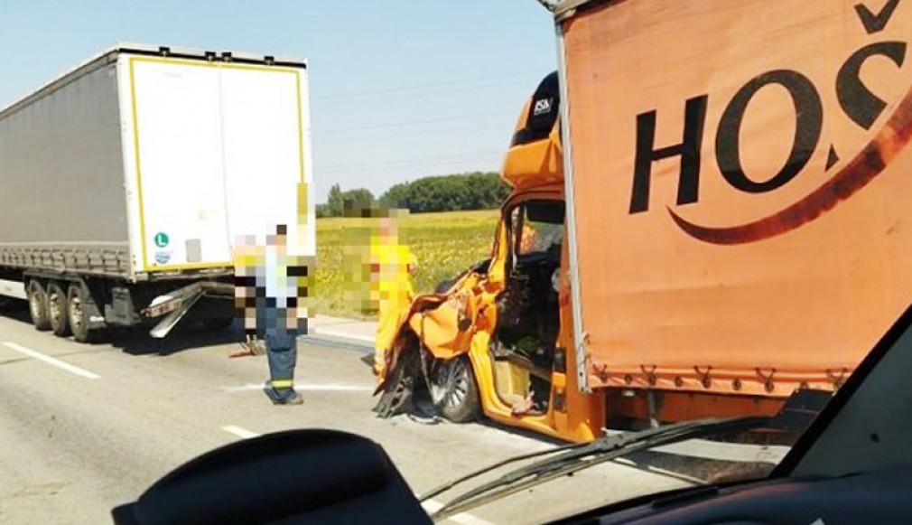 Ungaria. Șofer român, în stare gravă după ce a izbit un camion din spate