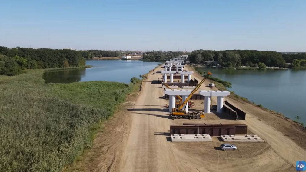 VIDEO Cum se lucrează la Podul de la Cernica de pe Autostrada de Centură București