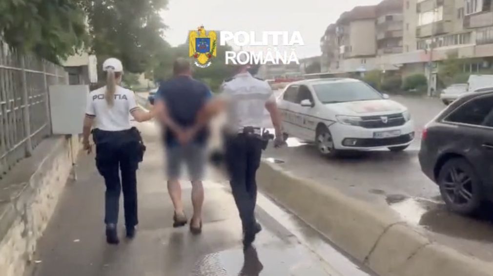 VIDEO Șofer de camion beat conducea pe DN1. A fost arestat pe loc