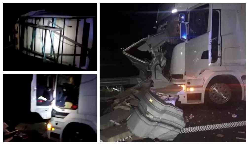 Hunedoara. Un șofer profesionist a ucis doi oameni, aflați pe banda de urgență