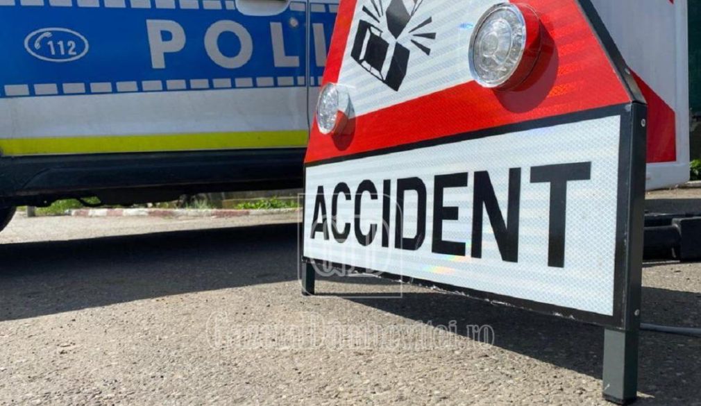 Accident cu un camion pe Autostrada Deva - Sibiu