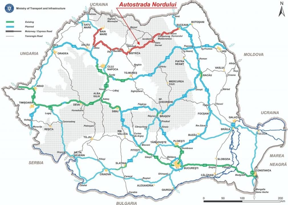 Știm cine va „desena” Autostrada Nordului. Au 18 luni