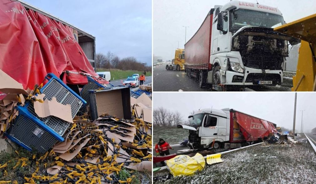 Belgia. Accident stupid al unui șofer de la International Lazăr Company