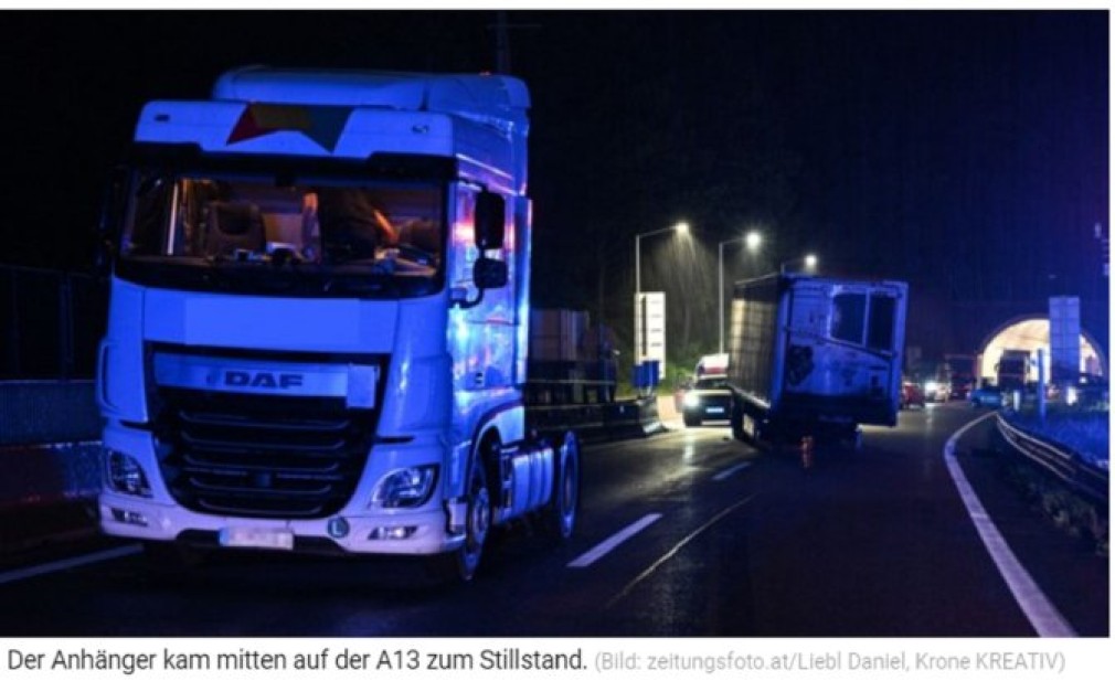 AUSTRIA. Șofer român de camion, accident grav. Două tinere sunt în stare critică