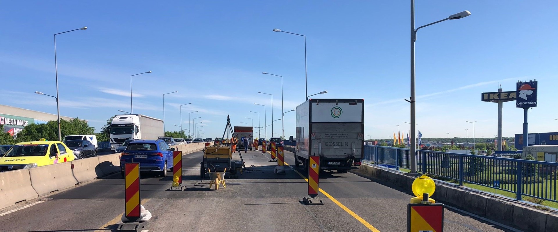 Când se vor termina lucrările la podul de intrare în București care face viața șoferilor un calvar
