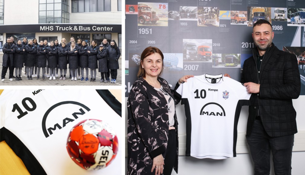 MHS Truck & Bus devine sponsor principal al echipei feminine de handbal HC Dunărea Brăila