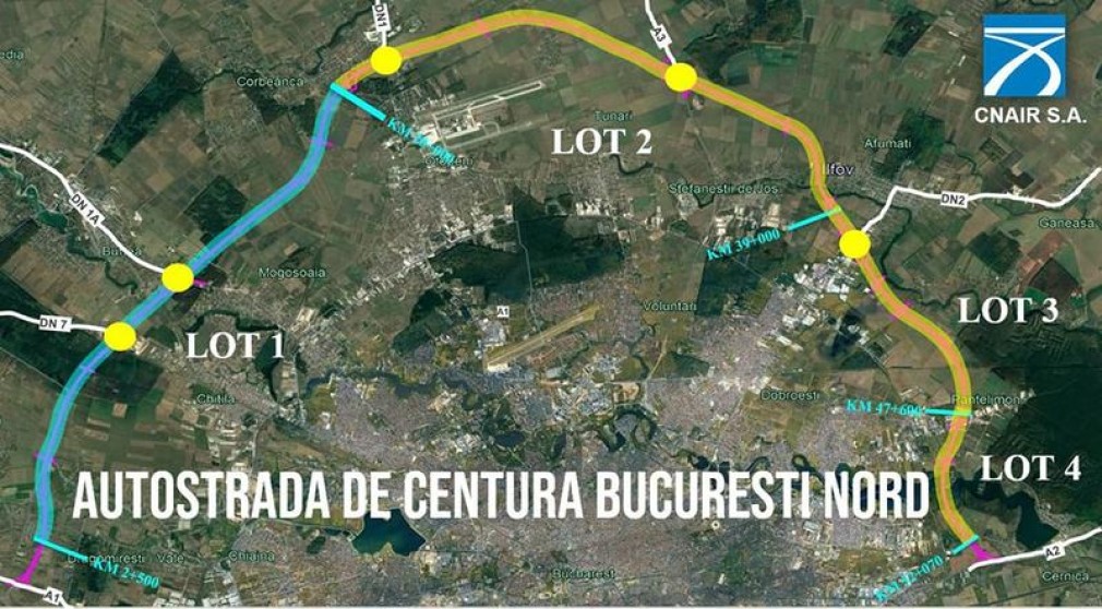 17 km de autostradă în jurul Bucureștiului costă un miliard de lei