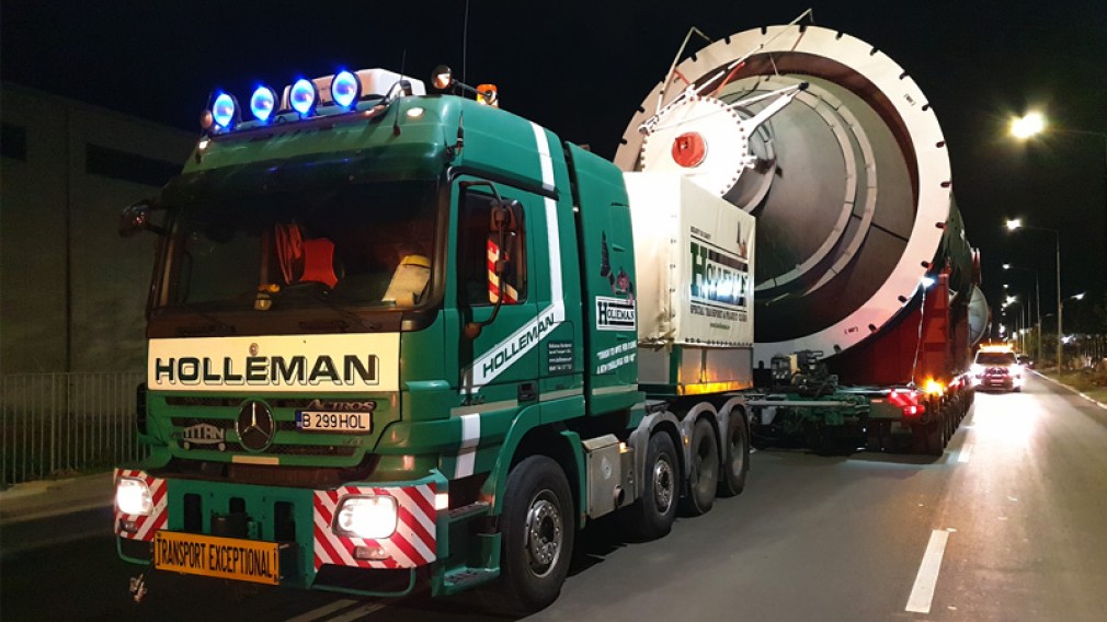 VIDEO. Holleman: cele mai mari transporturi agabaritice din istoria firmei