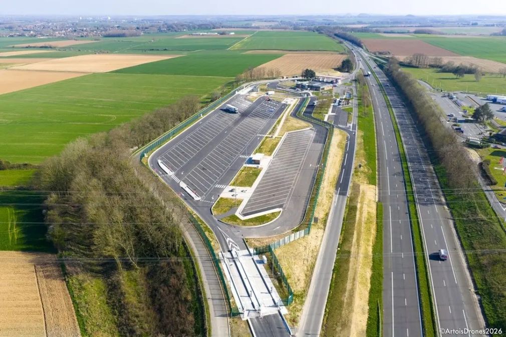 Parcare extinsă cu 8,5 milioane de euro - 100 de locuri de parcare sigure în apropierea orașului Calais