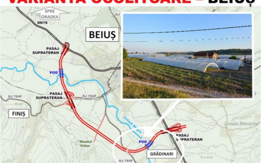 Construcția unui drum de 320 milioane euro, blocată de țăranii care voiau să cultive roșii