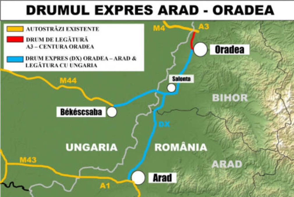 Când vom circula pe Drumul Expres Arad - Oradea?