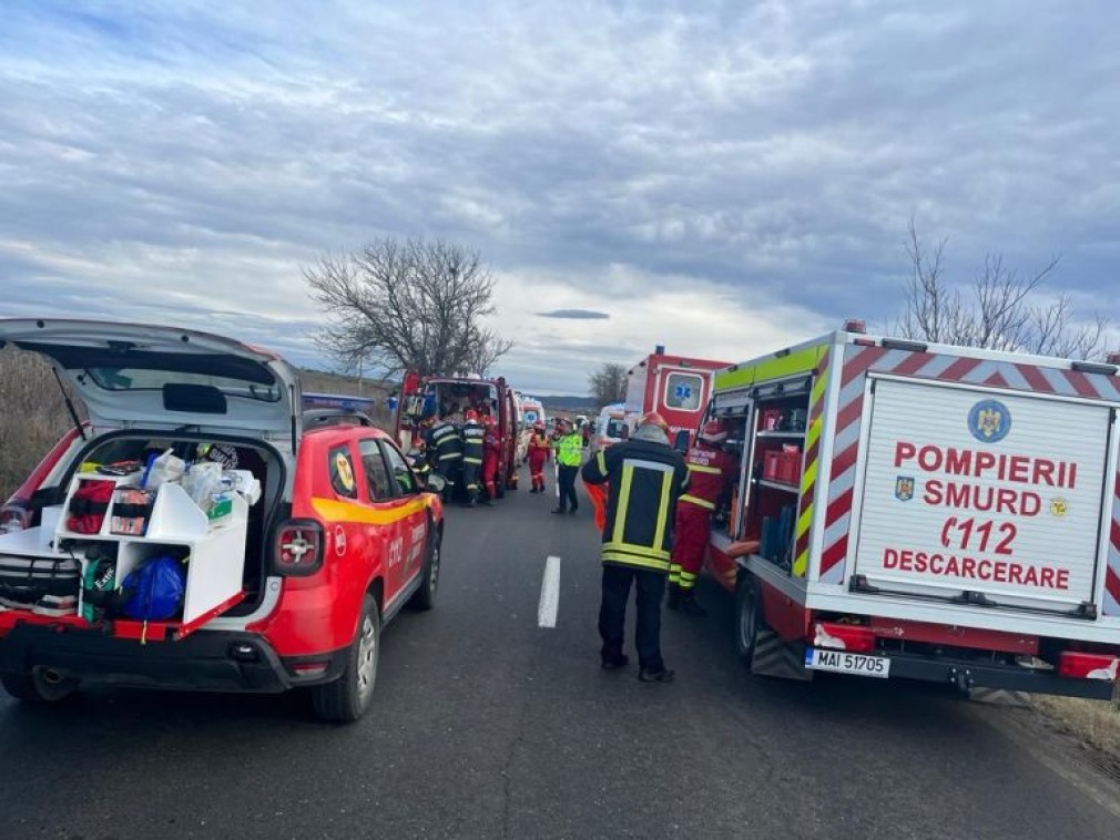 3 morți pe Centura Avrig după un accident în care a fost implicat un camion