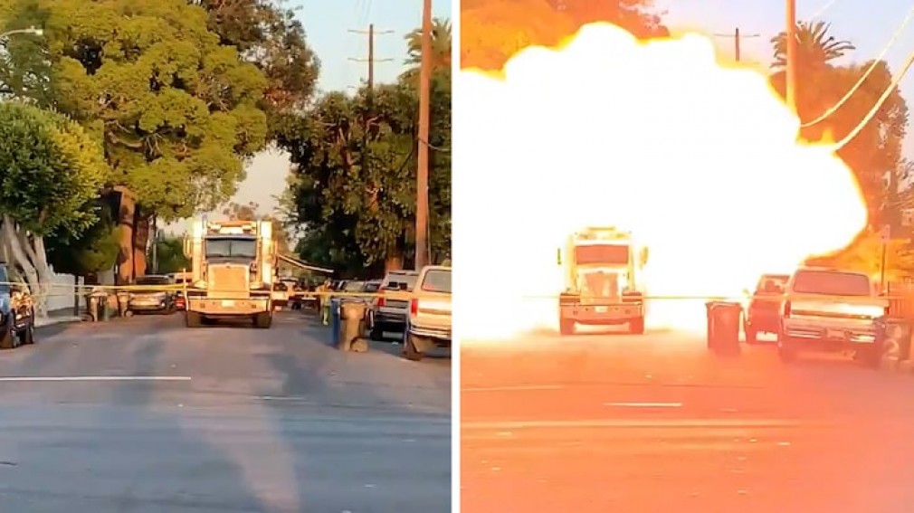 VIDEO. SUA - Un camion plin cu artificii ilegale a sărit în aer