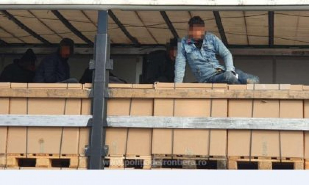 Patruzeci și patru de migranți ascunși în camioane, depistați de polițiștii de frontieră