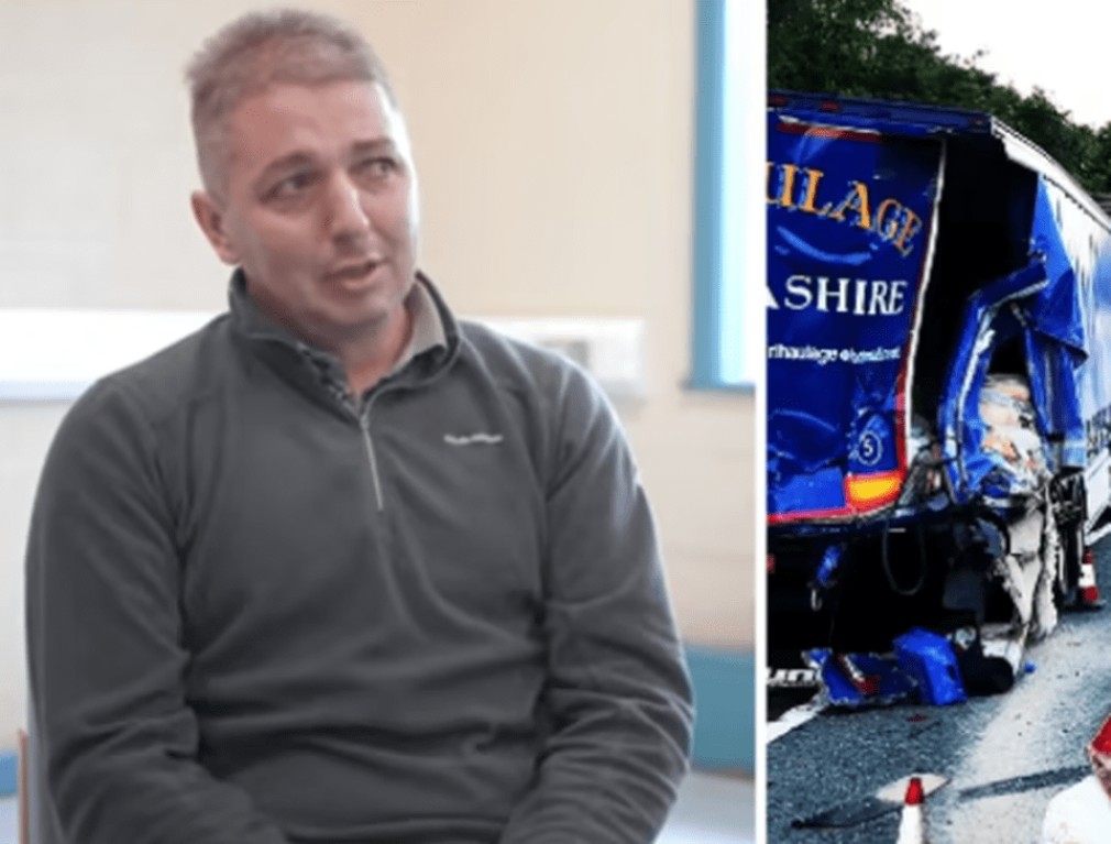 VIDEO Un șofer român de camion a ucis trei oameni. Se uita pe telefon pe site-uri de „întâlniri”