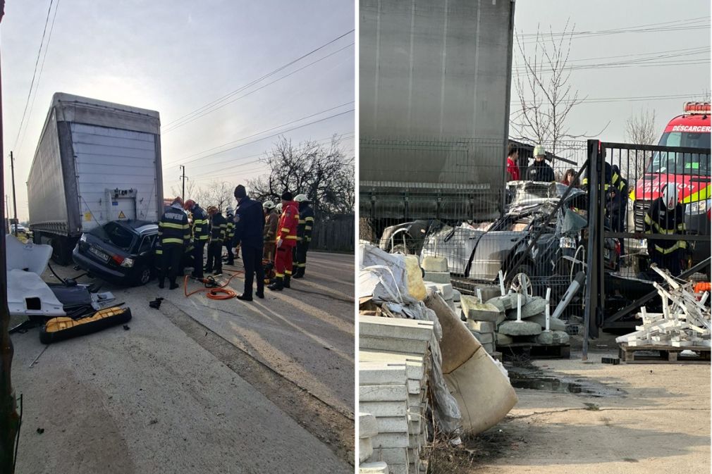 Tânără de 19 ani a murit după ce a fost strivită sub remorca unui camion