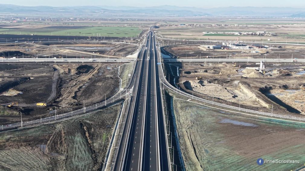 VIDEO 10 kilometri din Autostrada Sibiu – Pitești se deschid în august