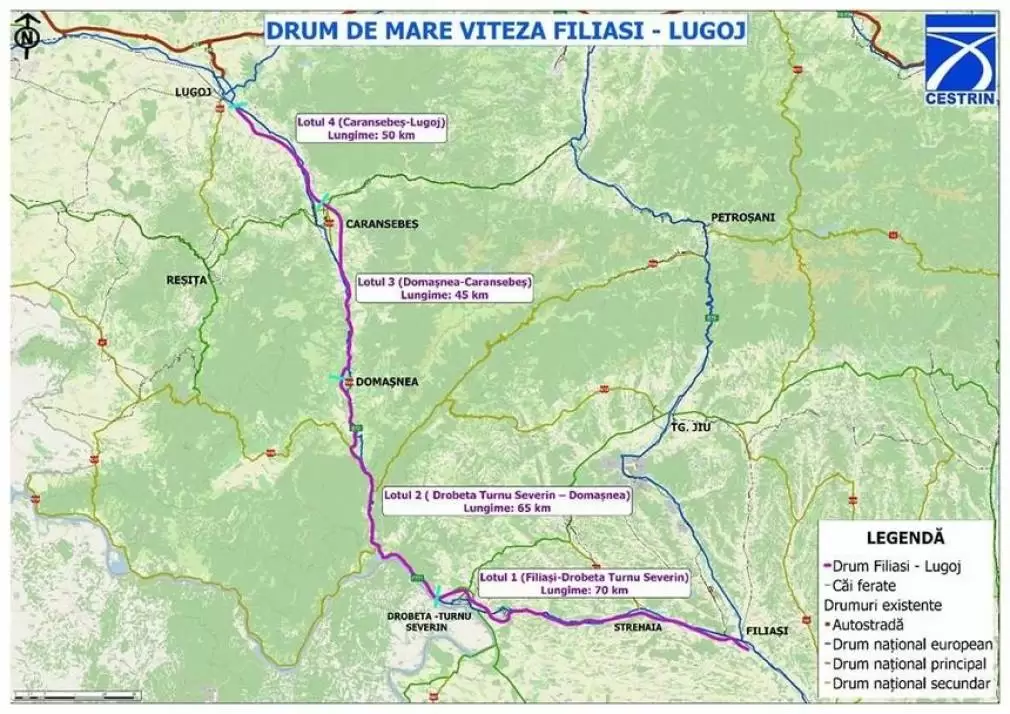 Încă un Drum de mare viteză apare în România. Deocamdată pe hârtie